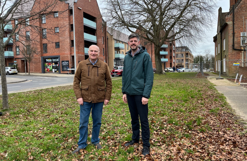 Bernard Heyes & Matthew Forest in Repton Park