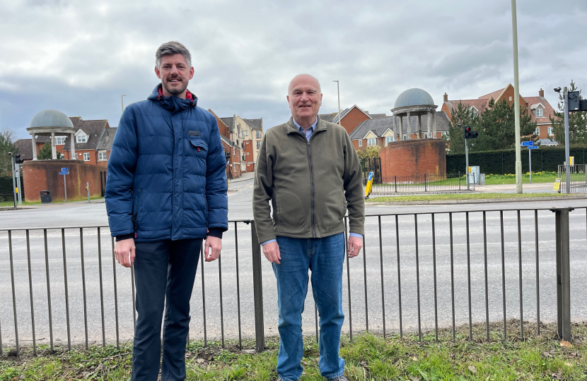 Bernard Heyes & Matthew Forest in Repton Park