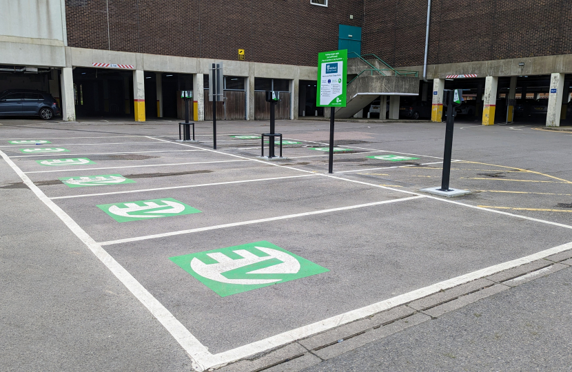 EV Charging at the Stour Centre