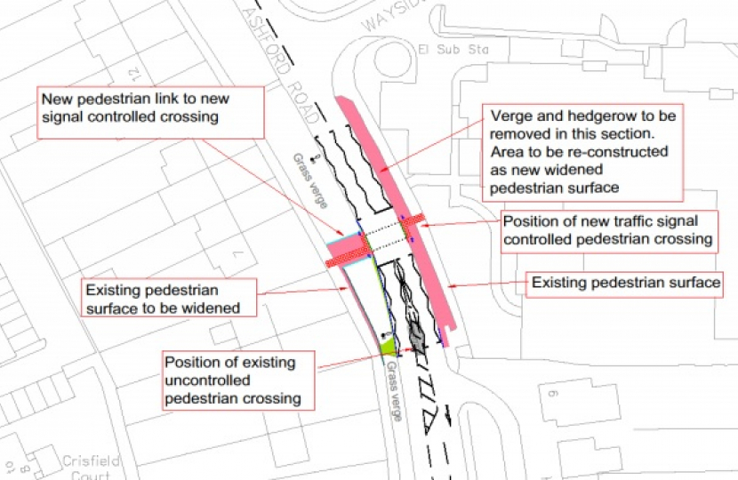 Map of proposals in Tenterden