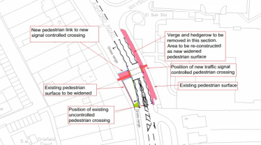 Map of proposals in Tenterden